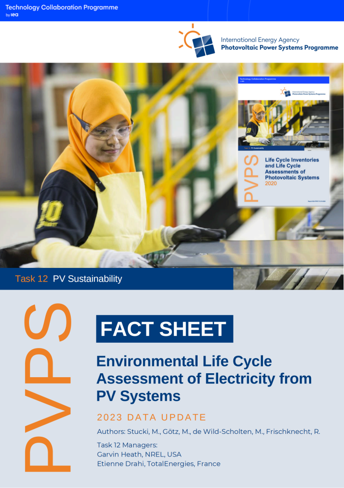 IEA PVPS Task 12 Life Cycle Assessment Fact Sheet_00_副本.png